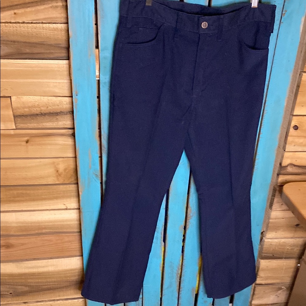 Men's Ranchcraft Penn-Prest Navy Blue narrow wale corduroy Pants size 36x30